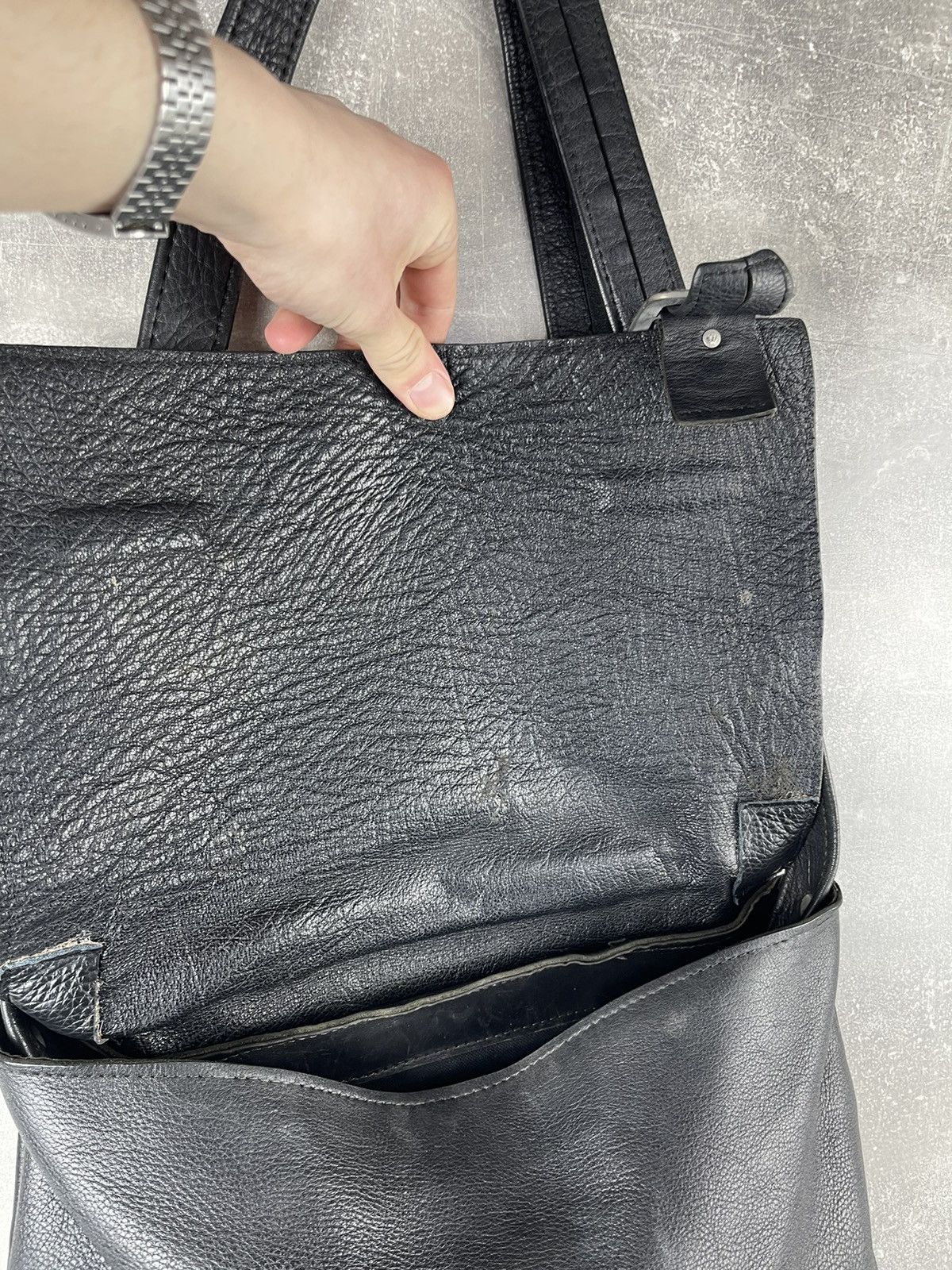 Other Artigianino Artisanal Italian Leather Messenger Shoulder Bag Size ONE SIZE - 8 Thumbnail