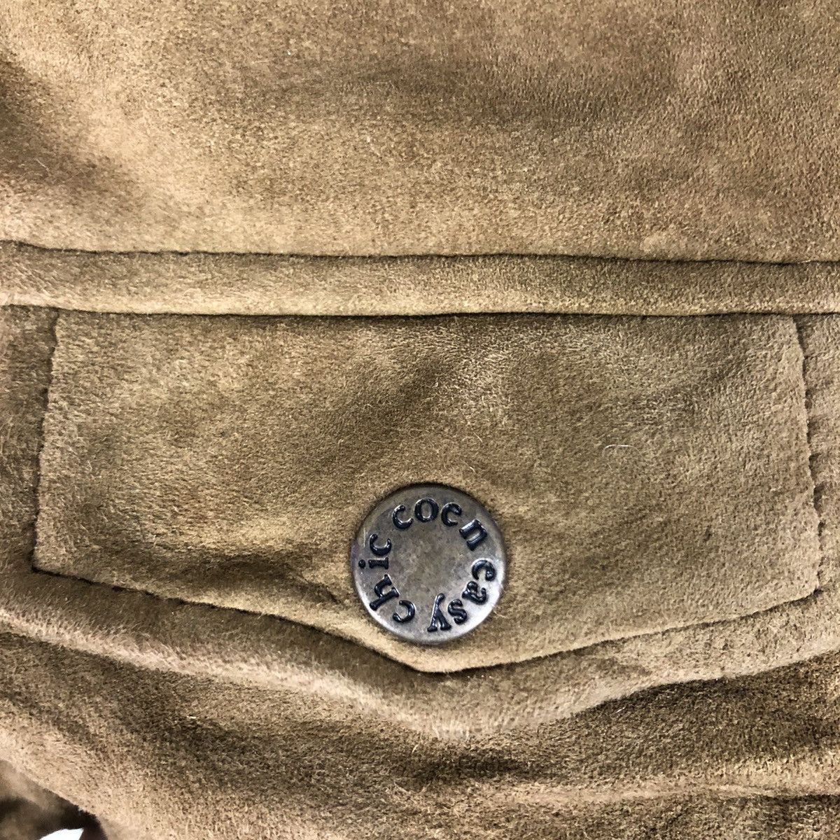 Japanese Brand 📌Vtg Leather Jacket Biker Coen Double Collar Issey Miyake Size US M / EU 48-50 / 2 - 19 Thumbnail