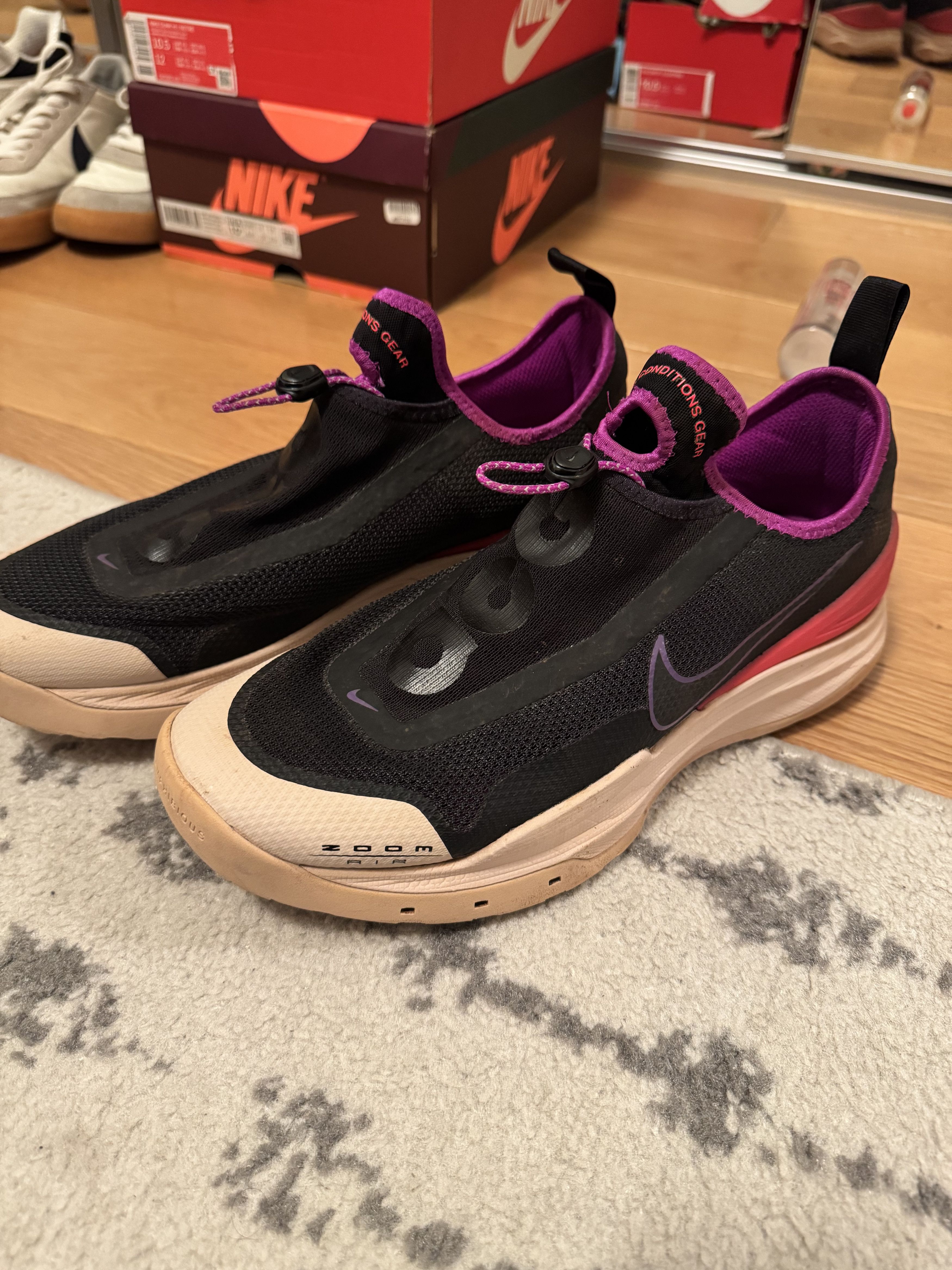 Nike ACG Nike ACG Zoom Air AO 'Black Laser Crimson' Hiking shoe Size US 10.5 / EU 43-44 - 7 Thumbnail