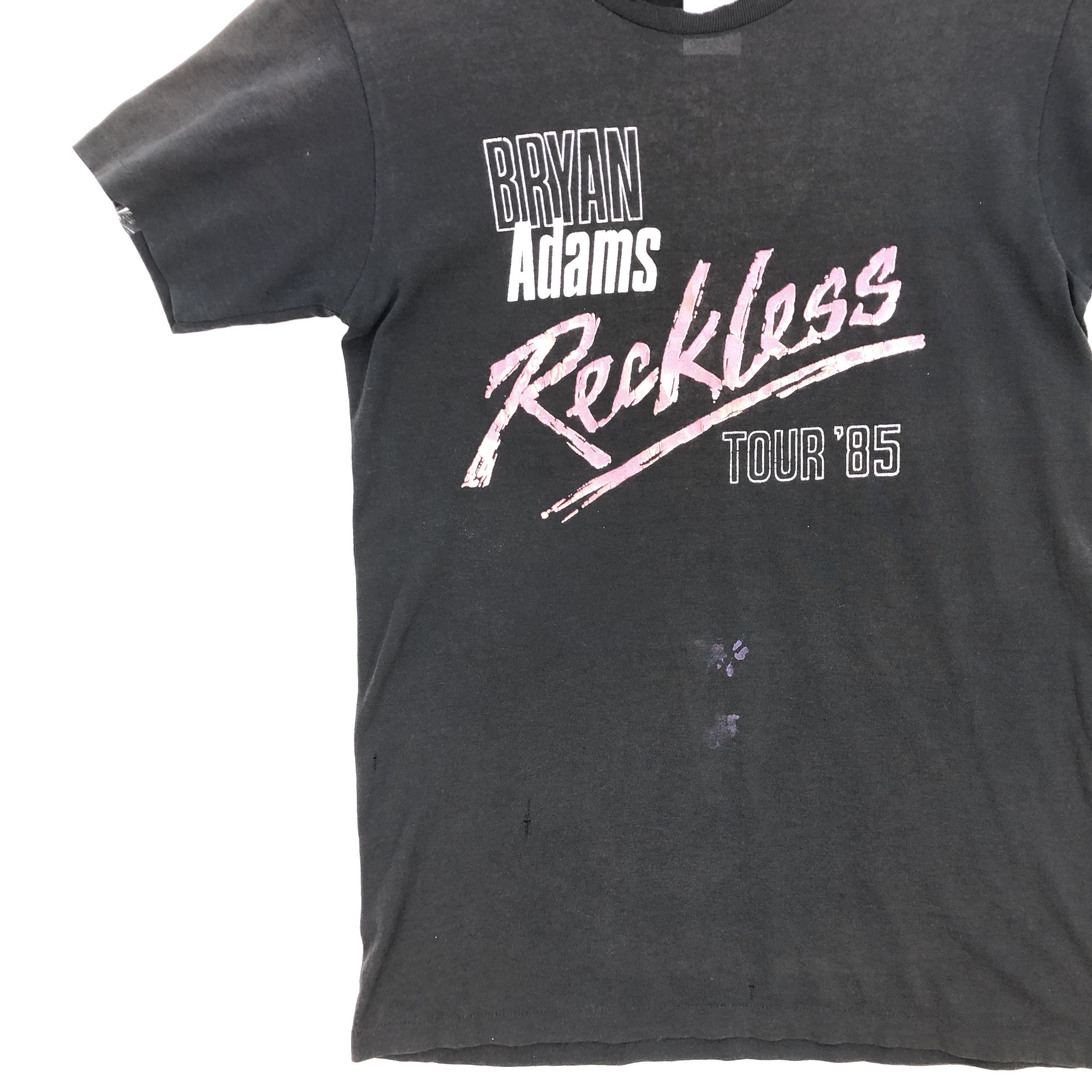 Band Tees × Vintage Vintage 1985 Bryan Adams T Shirt Reckless Tour Tees Size US S / EU 44-46 / 1 - 8 Thumbnail