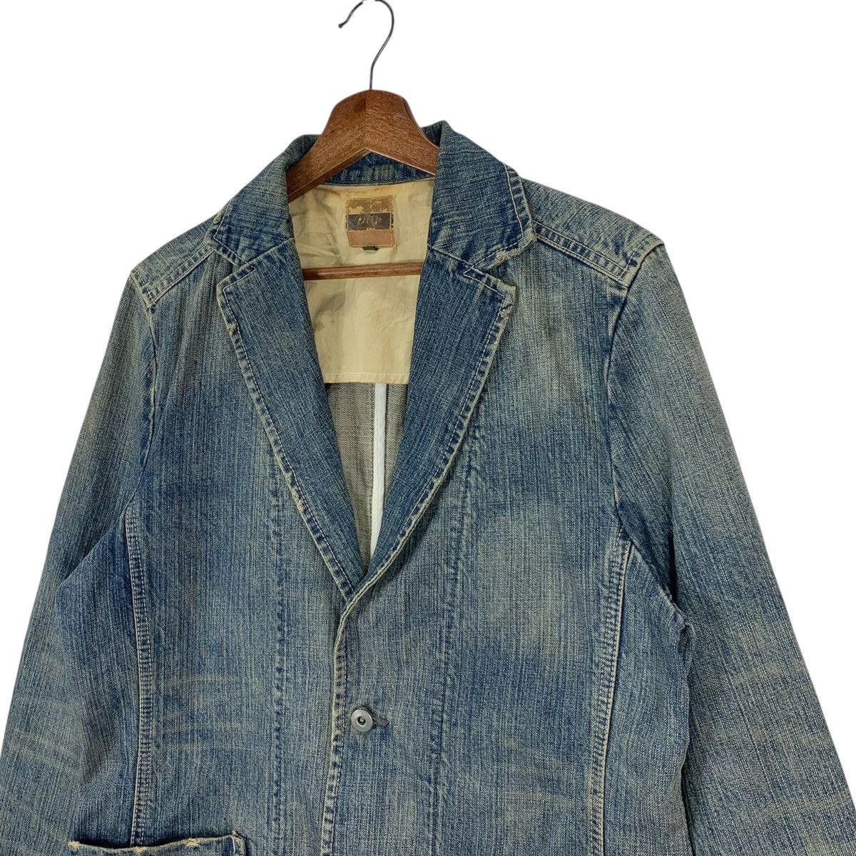 Japanese Brand × Vintage Vintage PTTP Power to the People Denim Jacket Size US XL / EU 56 / 4 - 4 Thumbnail