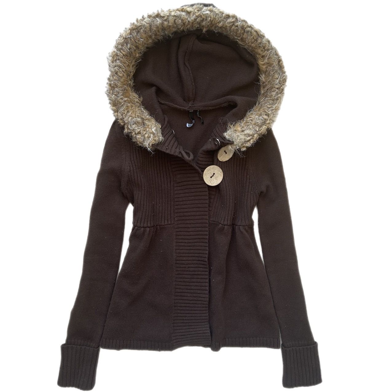 Other y2k brown fur knit babydoll sweater Size S / US 4 / IT 40 - 1 Preview