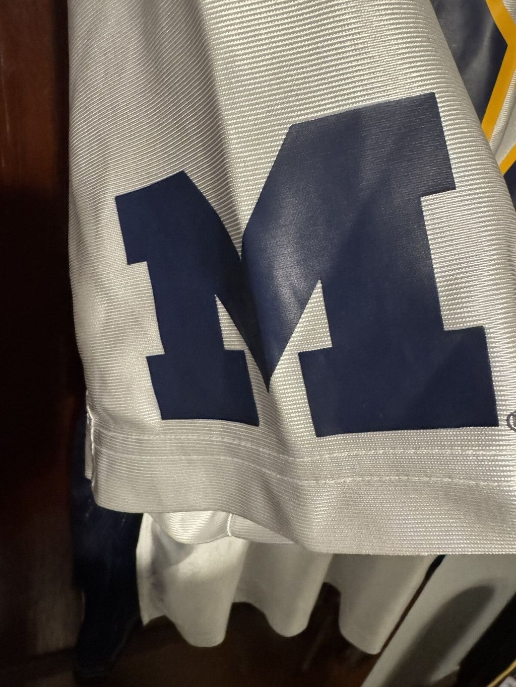 Starter Michigan Wolverines Vintage Starter #97 Jersey Size L White Size US L / EU 52-54 / 3 - 5 Thumbnail