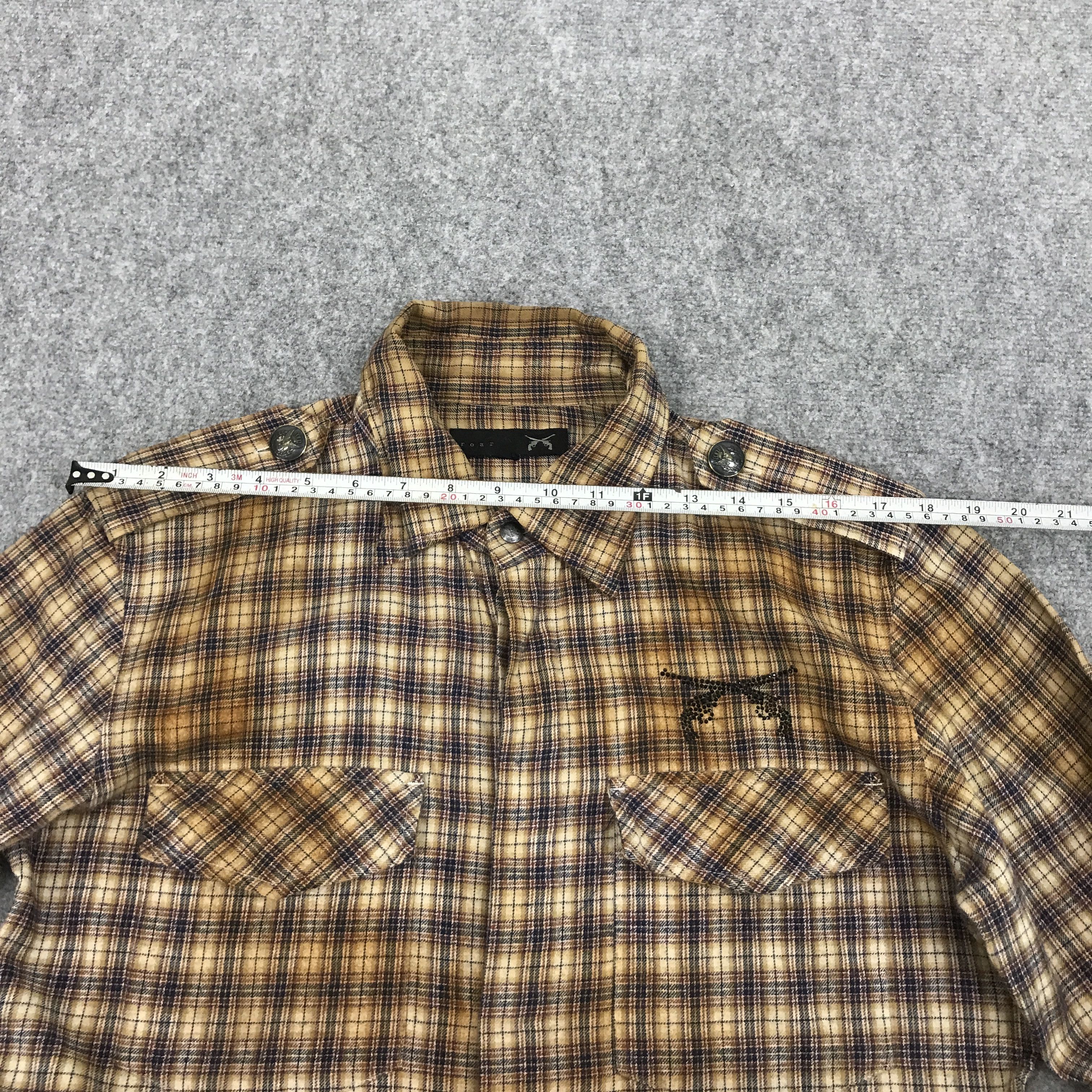 If Six Was Nine ROAR FLANNEL RUSTY STYLE PUNK BUTTON UP SHIRTS Size US M / EU 48-50 / 2 - 9 Thumbnail