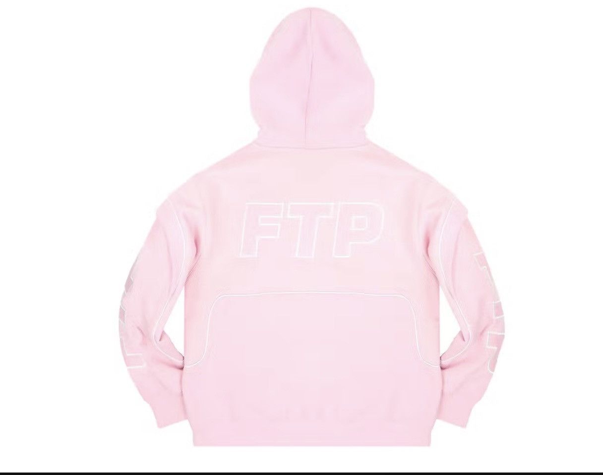 Fuck The Population FTP Mesh Piping Logo Hoodie Pink XL Size US XL / EU 56 / 4 - 5 Thumbnail