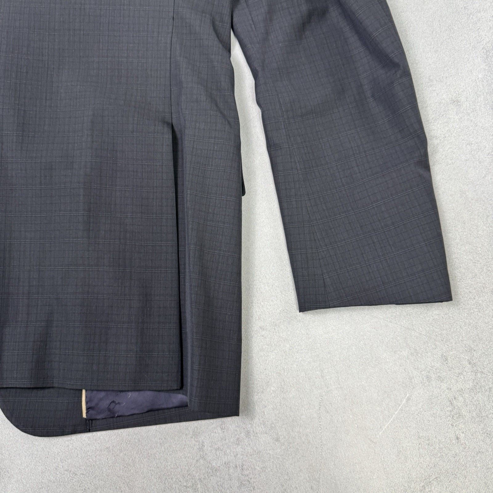 Burberry Burberry Men Blazer Two Button Grey Check Size 50 Size 40R - 21 Thumbnail