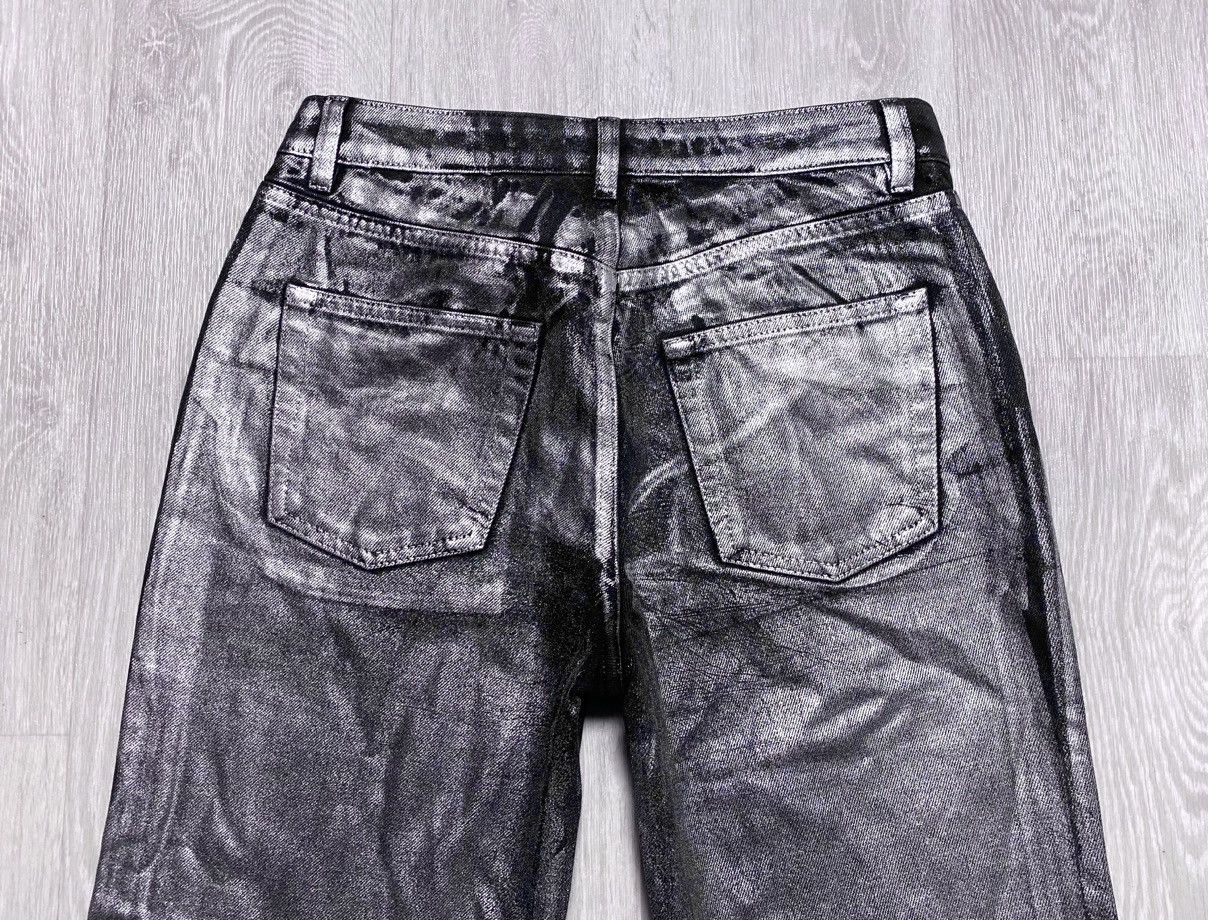 Cheap Monday Margiela Style Silver Painted Archival Jeans Denim Artisanal Size 28" / US 6 / IT 42 - 21 Thumbnail