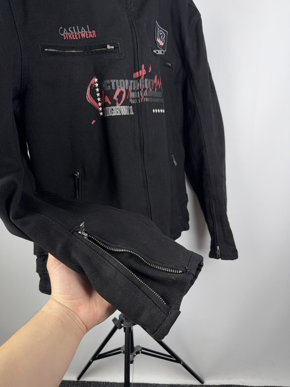 Vintage Highway1 Vintage Cotton Jacket Moto Racing Hype Boxy Rare Size US L / EU 52-54 / 3 - 4 Thumbnail