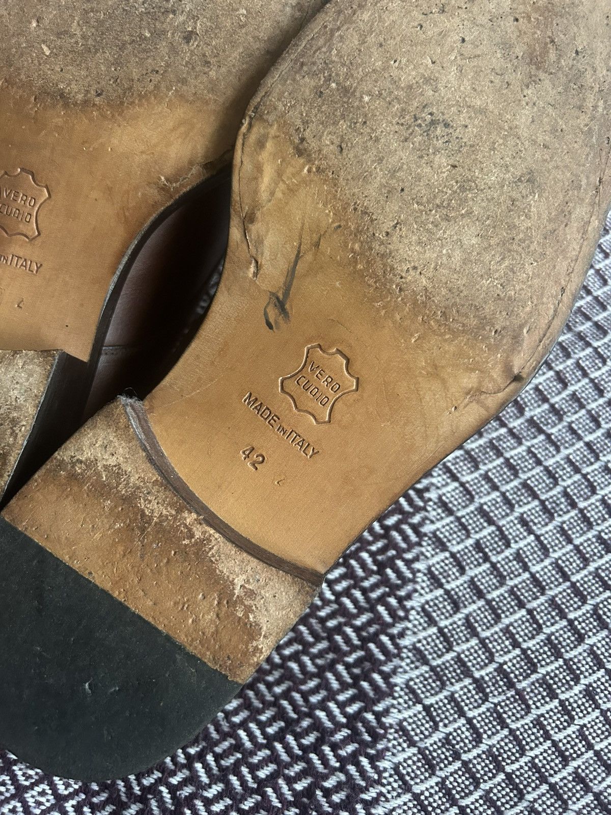 Vintage Vintage Brown 70s Mens Maestro Shoes Solid Style Size 42 Size US 9 / EU 42 - 10 Thumbnail