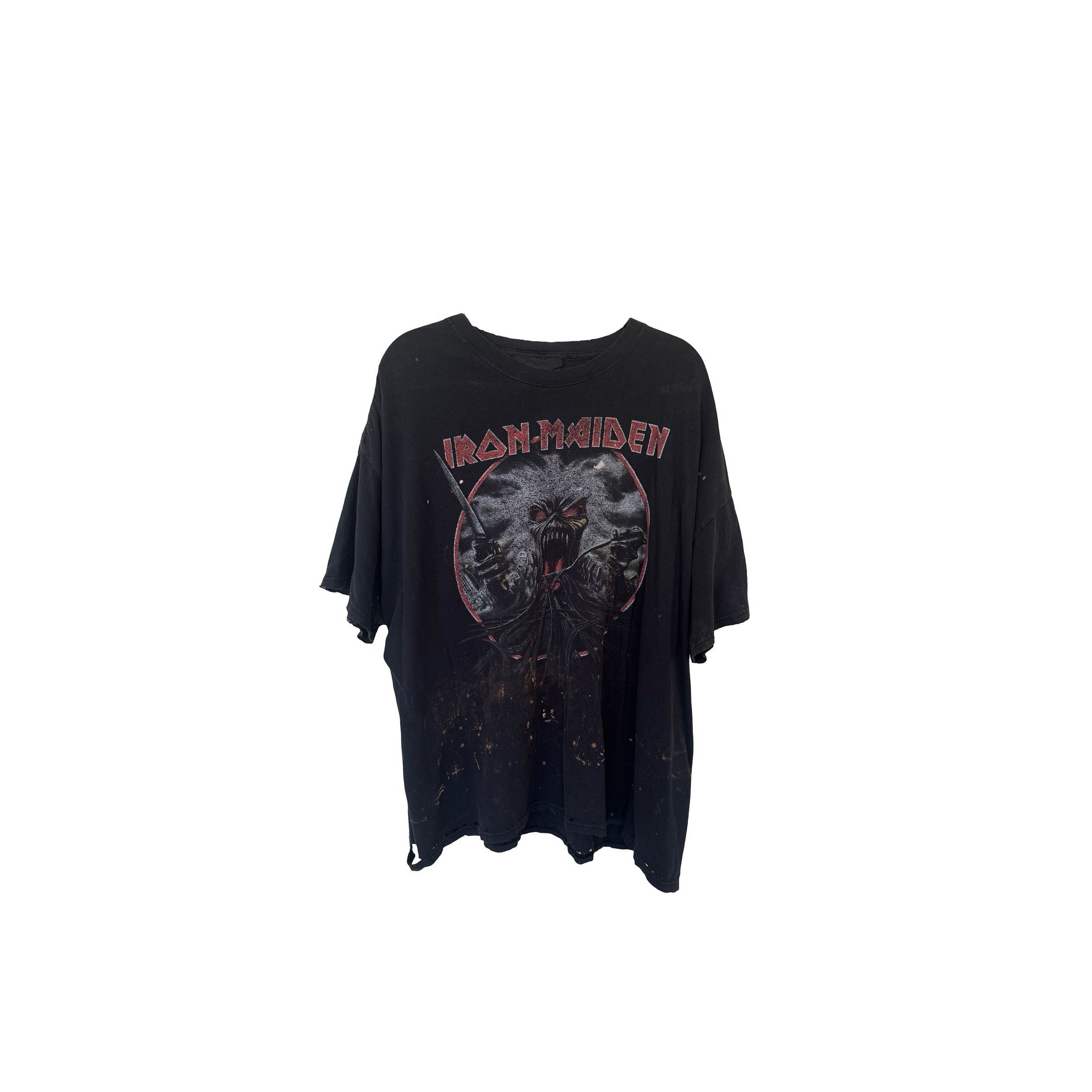 Vintage Iron Madien Final Frontier Tour Thrashed Tee Size US XL / EU 56 / 4 - 1 Thumbnail