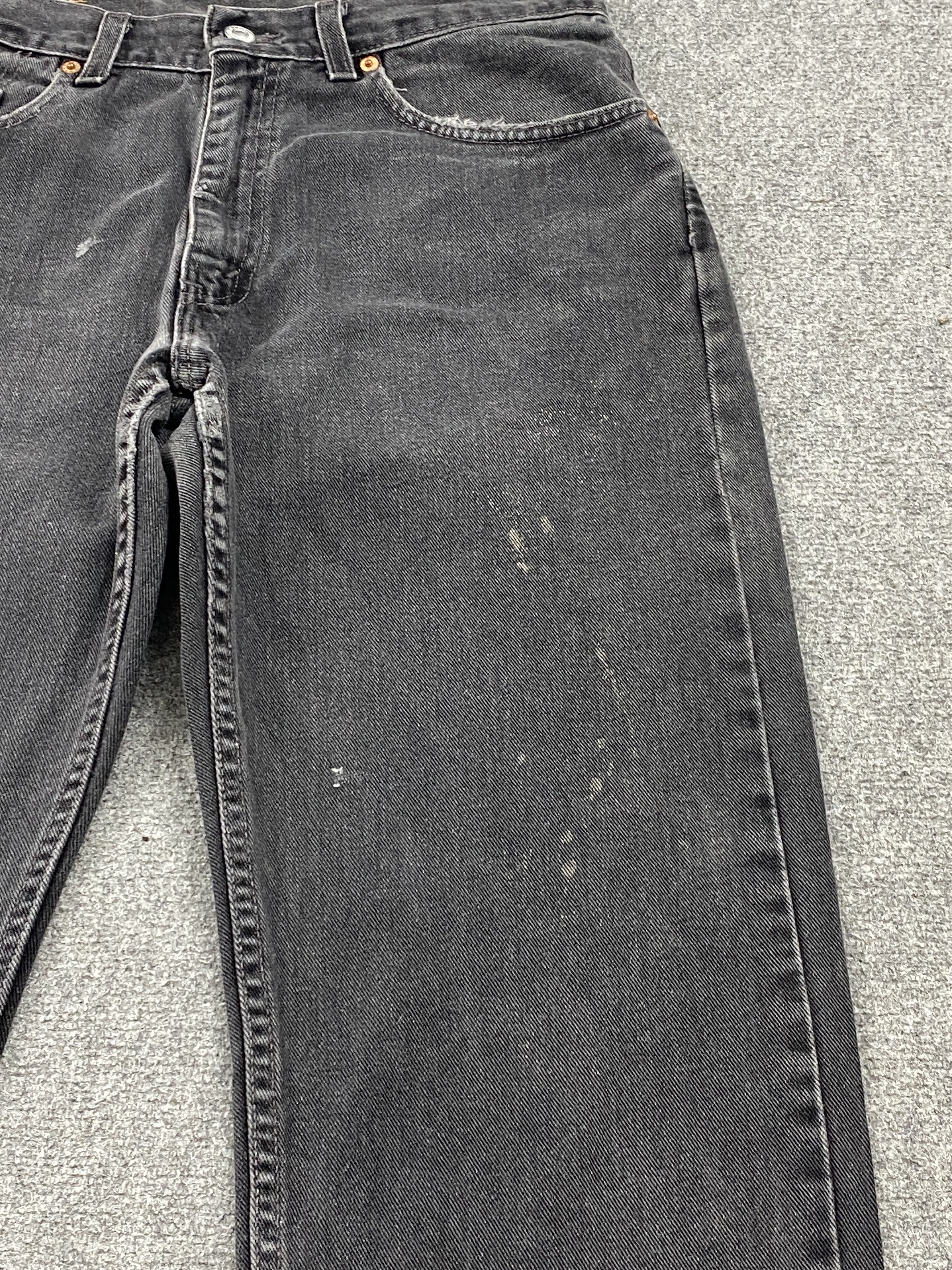 Levi's × Vintage Vintage 90s Levis 505 Faded Black Jeans DP2315 Size US 31 - 10 Thumbnail