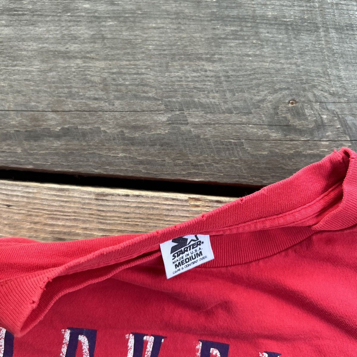 MLB × Vintage Vintage 90s Cleveland Indians Faded Started Graphic T Shirt Size US M / EU 48-50 / 2 - 5 Thumbnail