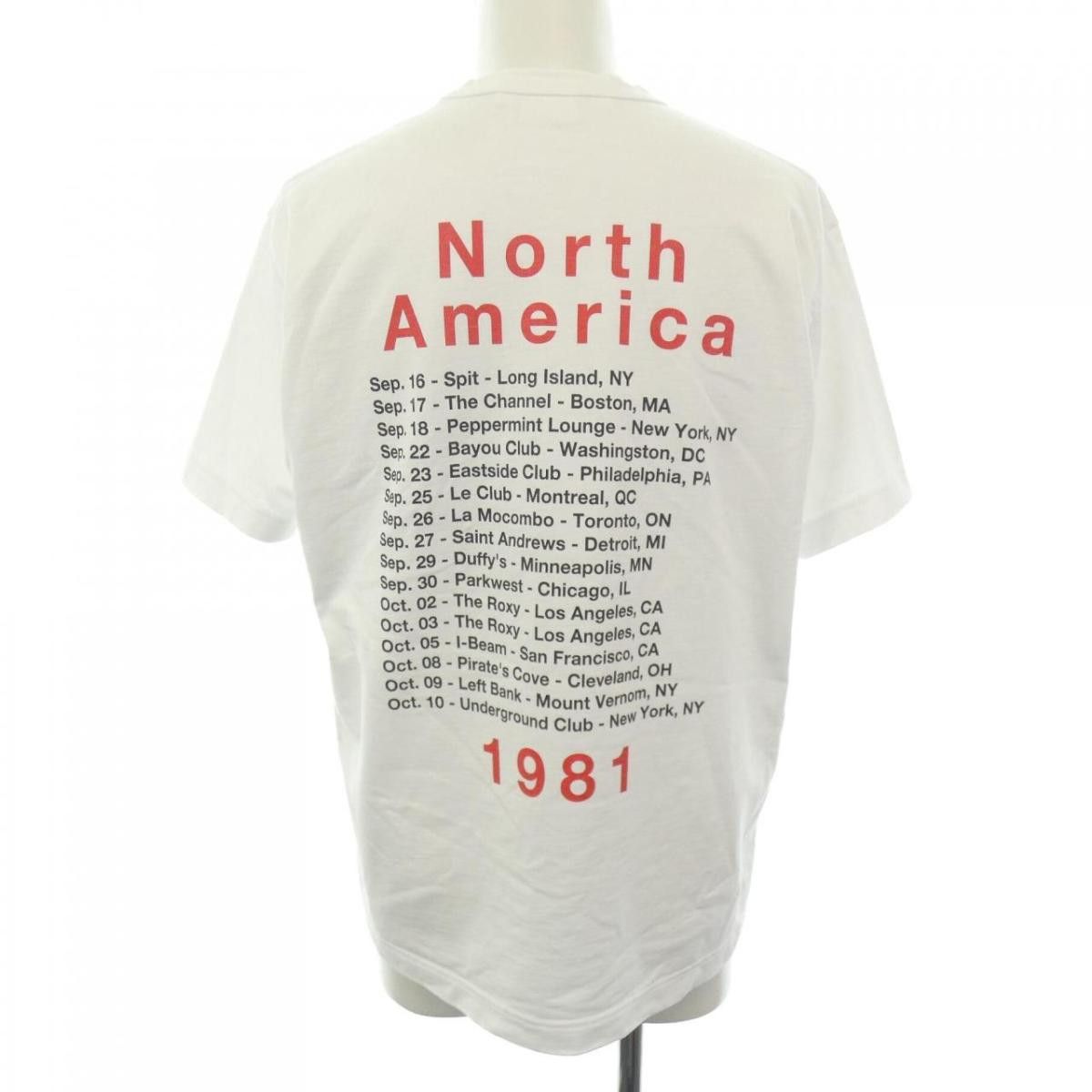 Junya Watanabe Short Sleeve Printed Crew Neck Tshirt White Size US S / EU 44-46 / 1 - 2 Thumbnail