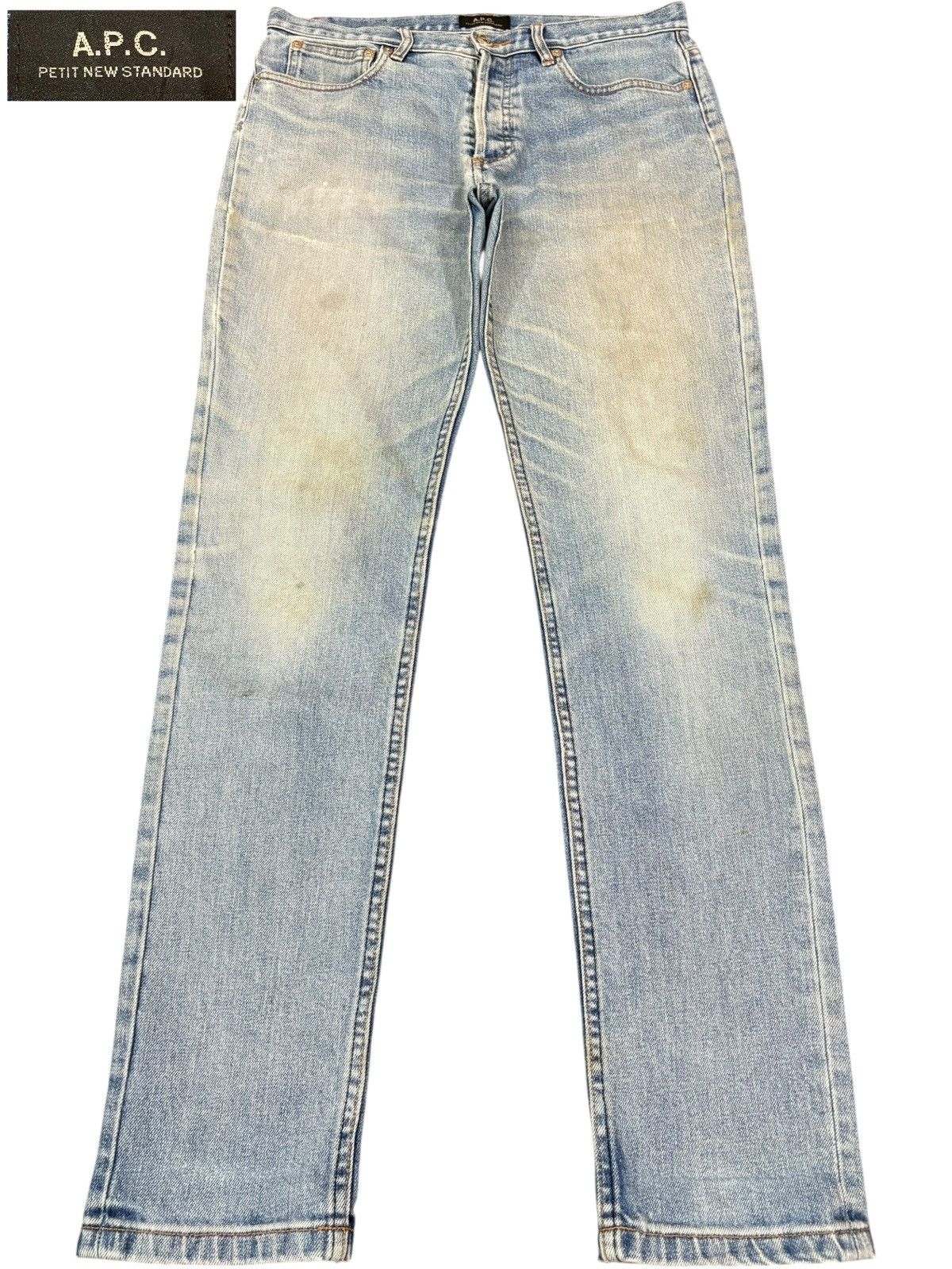 A.P.C. Vintage APC Petit New Standard Mud Wash Jeans Size US 32 / EU 48 - 1 Thumbnail