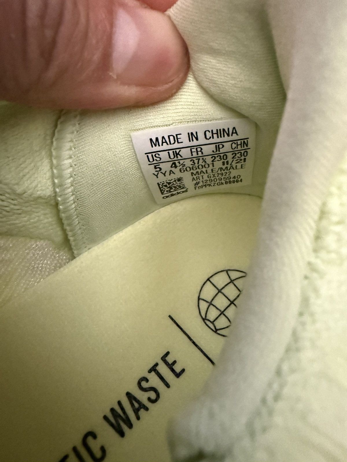 Adidas Adidas UltraBoost DNA CC_1 'Almost Lime Solar Yellow' Sz 5M Size US 5 / EU 37 - 7 Thumbnail