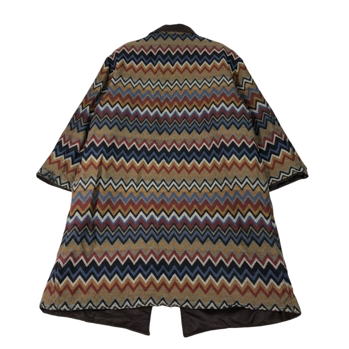 Missoni 🔥VINTAGE REVERSIBLE LONG JACKET MISSONI DONNA NAVAJO DESIGN Size US M / EU 48-50 / 2 - 2 Thumbnail
