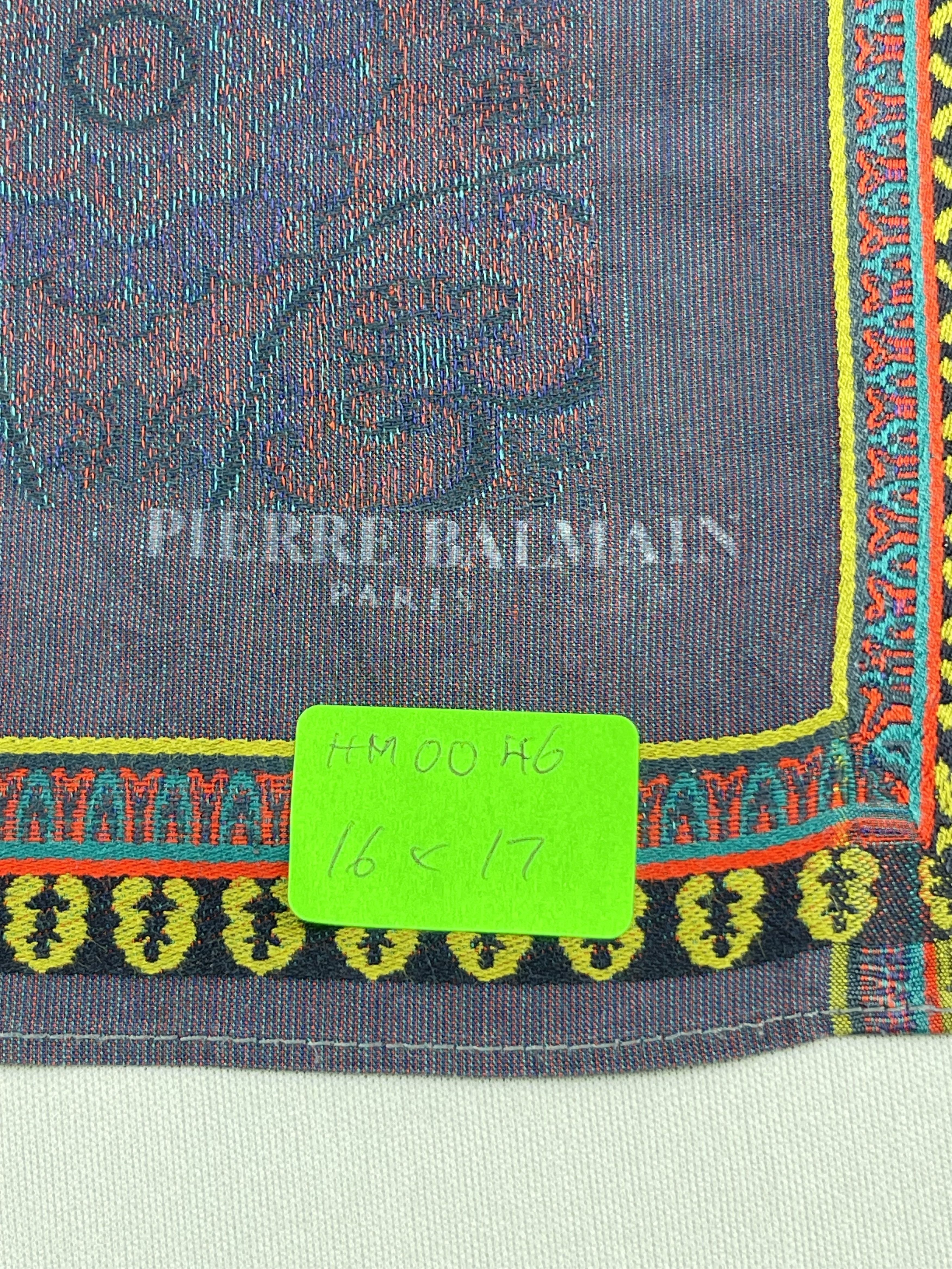 Pierre Balmain Vtg Pierre Balmain Handkerchief Pocket Square Bandana HM0046 Size ONE SIZE - 7 Thumbnail