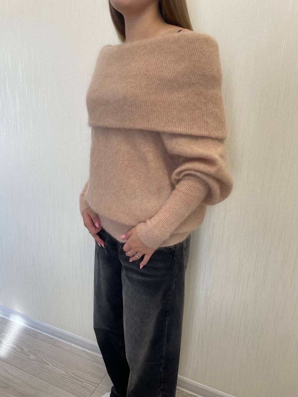 studios acne ベロアニット