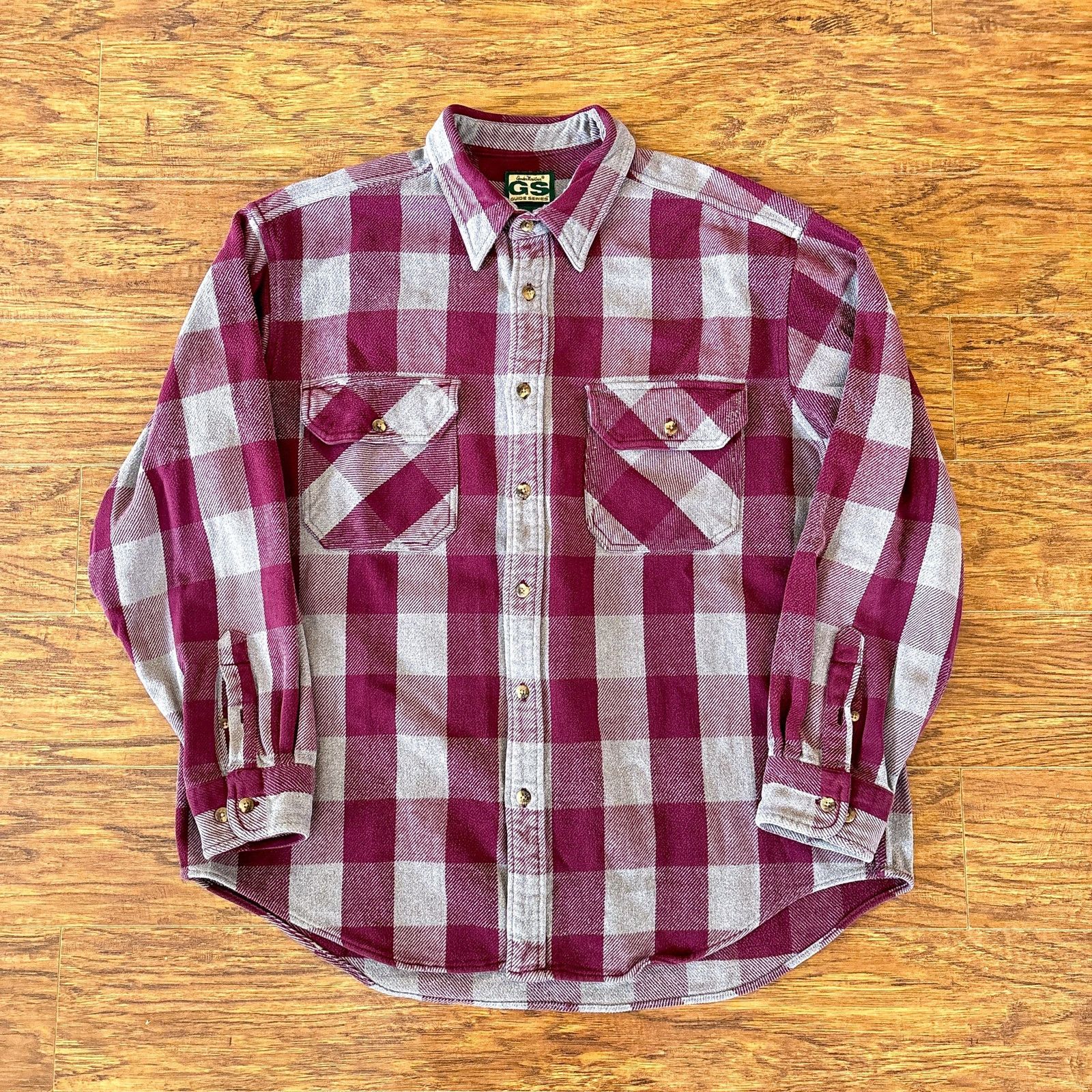 Guide Series Gander Mountain Guide Series Red Gray Plaid Button Up Shirt Size US XL / EU 56 / 4 - 1 Thumbnail