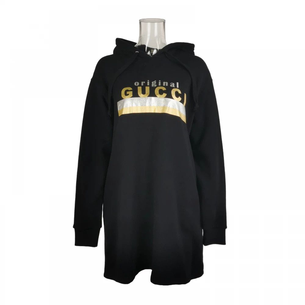 Gucci Gucci Gold Logo Hooded Dress S Size S / US 4 / IT 40 - 1 Thumbnail