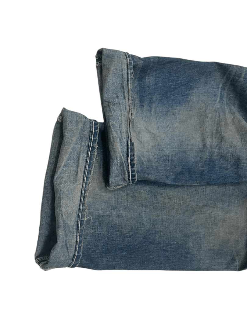 Japanese Brand 💥Flared Kapital Style Engine Label Japanese Denim💥 Size US 31 - 12 Thumbnail