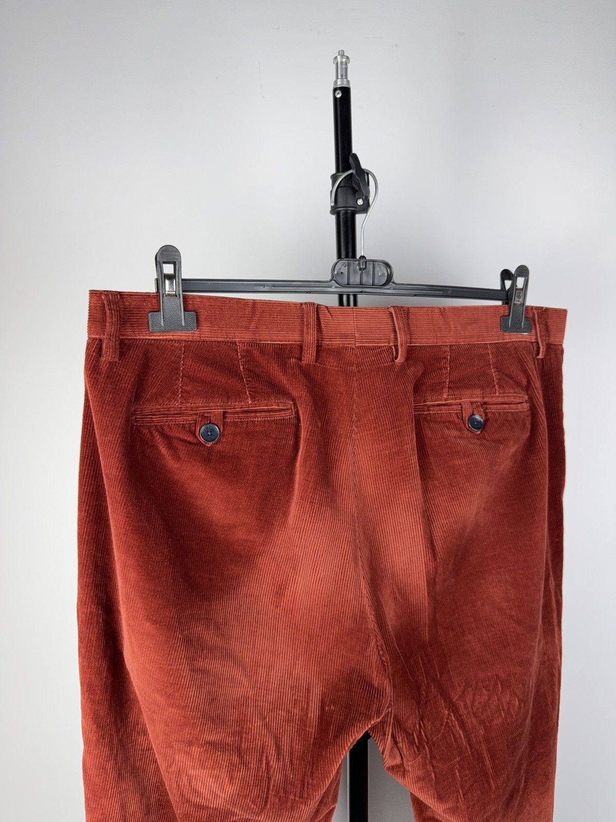 Etro Luxury Etro Slim Fit Corduroy Pants Rust Red Italian Luxury Size US 36 / EU 52 - 9 Thumbnail