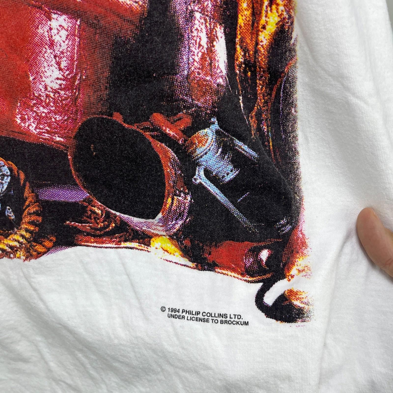 Brockum Vintage 1994 Phil Collins Brockum Tour T Shirt Large Concert Size US L / EU 52-54 / 3 - 5 Thumbnail