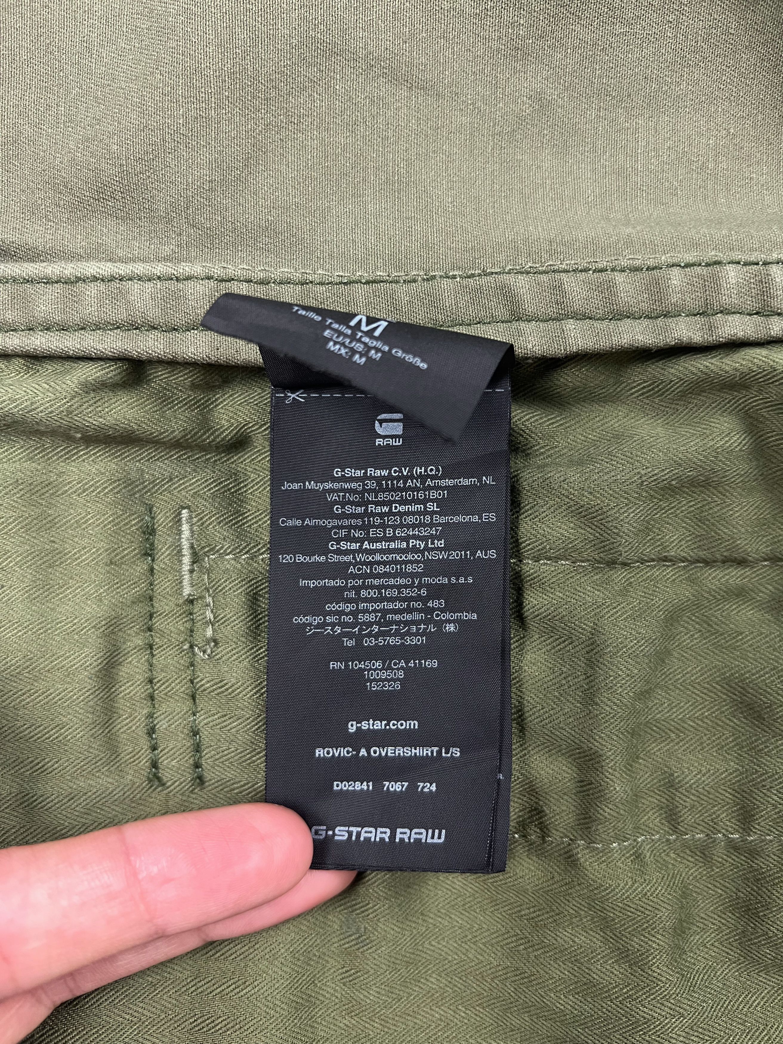 G-Star G-Star RAW Rovic A Overshirt Utility Military Style Jacket Size US M / EU 48-50 / 2 - 18 Thumbnail