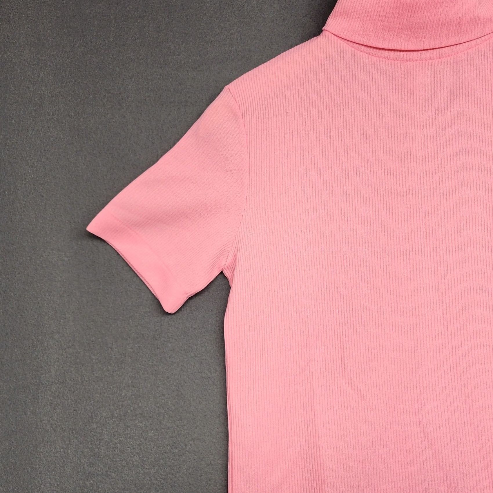 Vintage VINTAGE Helen Sue Top Shirt Women Small Pink Short Sleeve High Neck Zip Stretch 60s Size S / US 4 / IT 40 - 7 Thumbnail