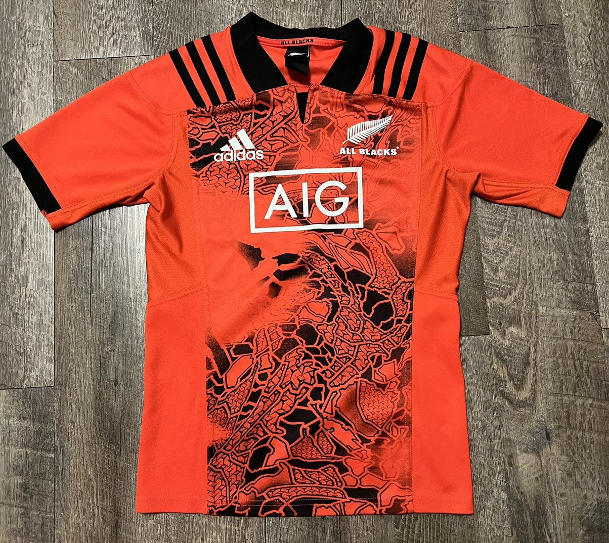 All Blacks All Blacks Adidas Rugby Orange Jersey size Medium Size US M / EU 48-50 / 2 - 1 Thumbnail
