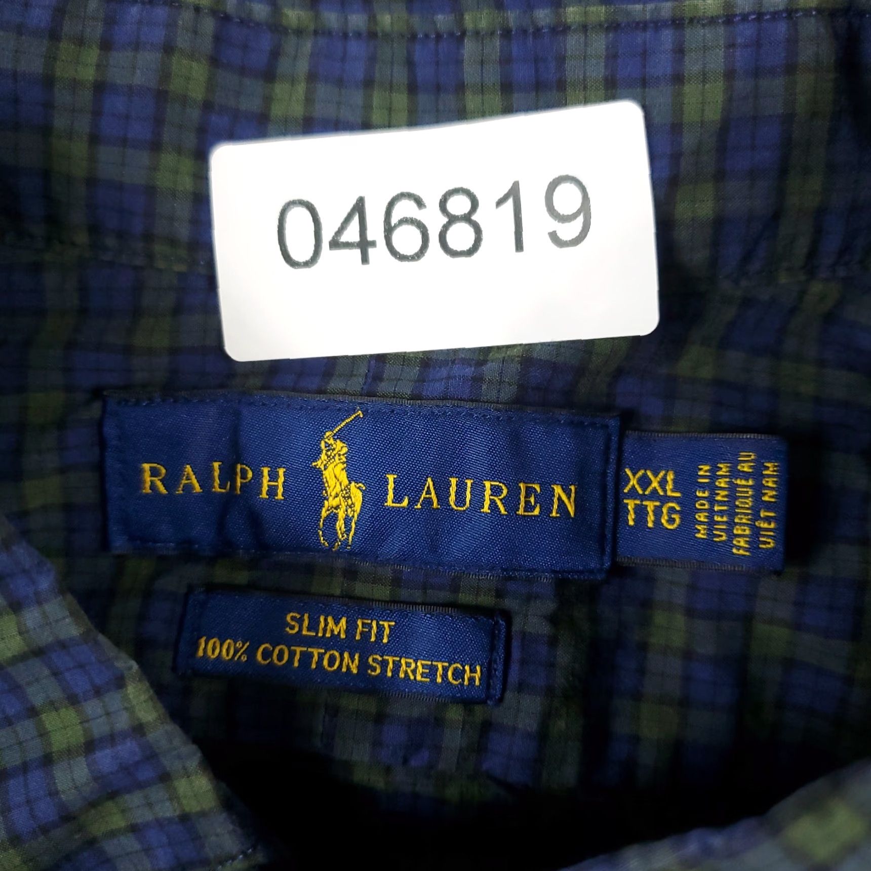 Ralph Lauren VINTAGE Ralph Lauren Shirt Men 2XL Long Sleeve Plaid Button-Up Casual Formal Green Size US XXL / EU 58 / 5 - 8 Thumbnail