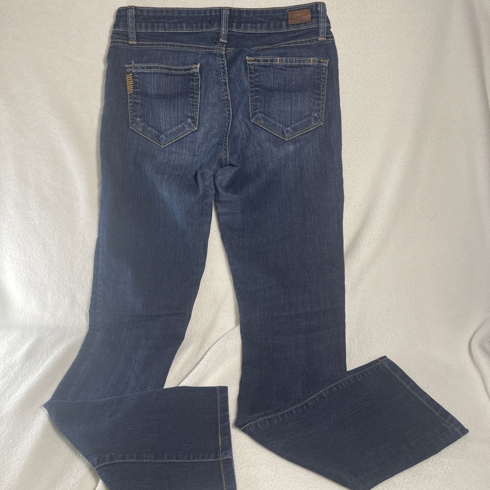 Paige Paige Jeans Women's 27 Skyline Straight Dark Wash Denim Size 27" / US 4 / IT 40 - 4 Thumbnail