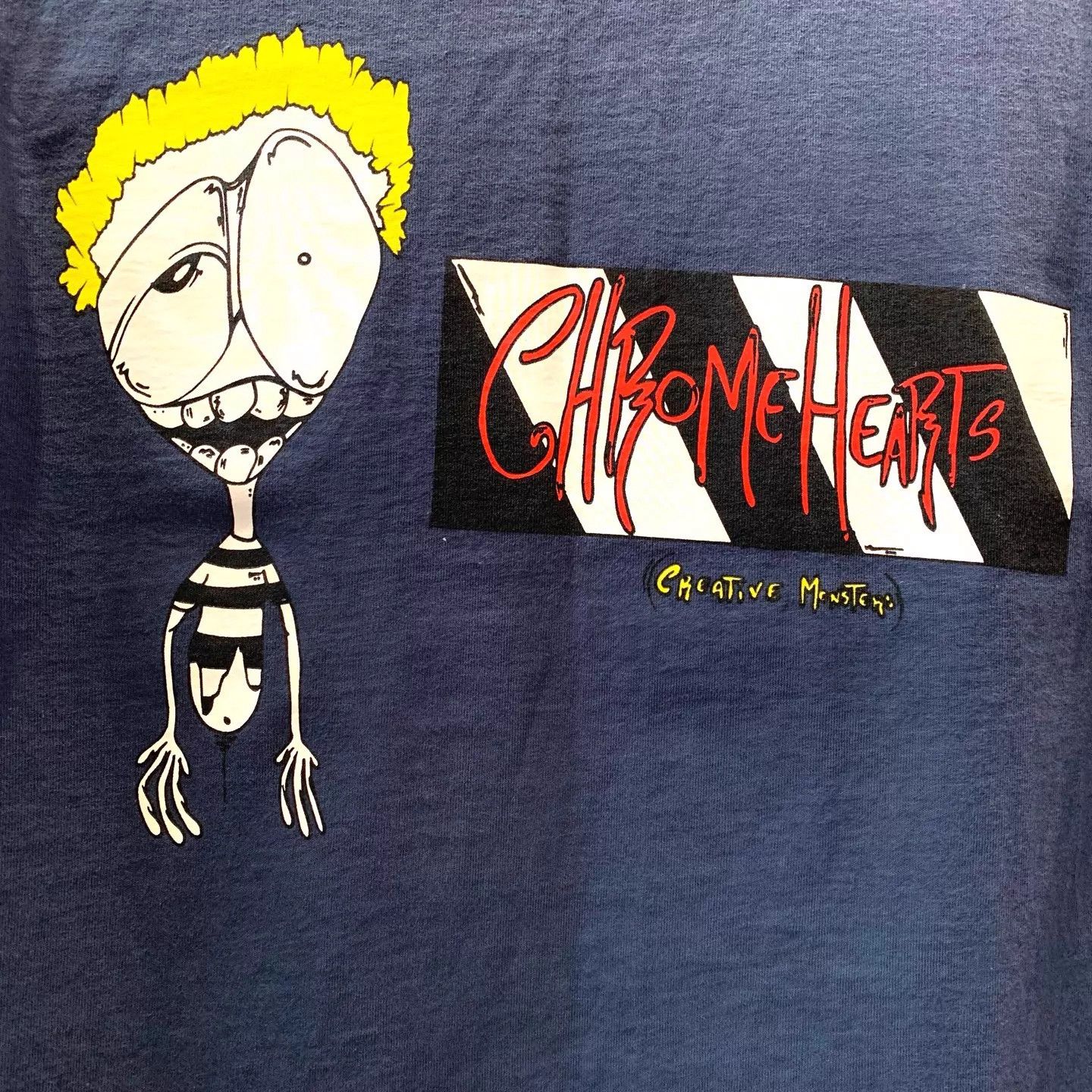 Chrome Hearts Chrome Hearts Navy Mattyboy Graffiti Longsleeve M Size US M / EU 48-50 / 2 - 7 Thumbnail