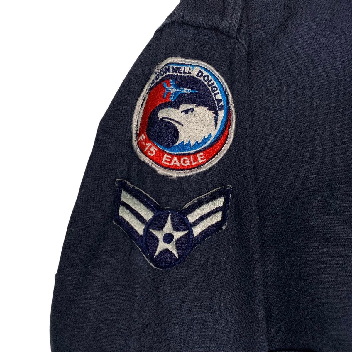 Japanese Brand US Air Force F-15 Eagles Bomber Jacket Size US M / EU 48-50 / 2 - 14 Thumbnail