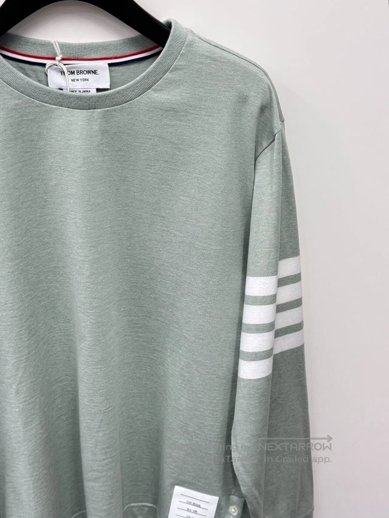 Thom Browne Thom Browne Long Sleeve T-Shirt Green. Size US S / EU 44-46 / 1 - 3 Thumbnail