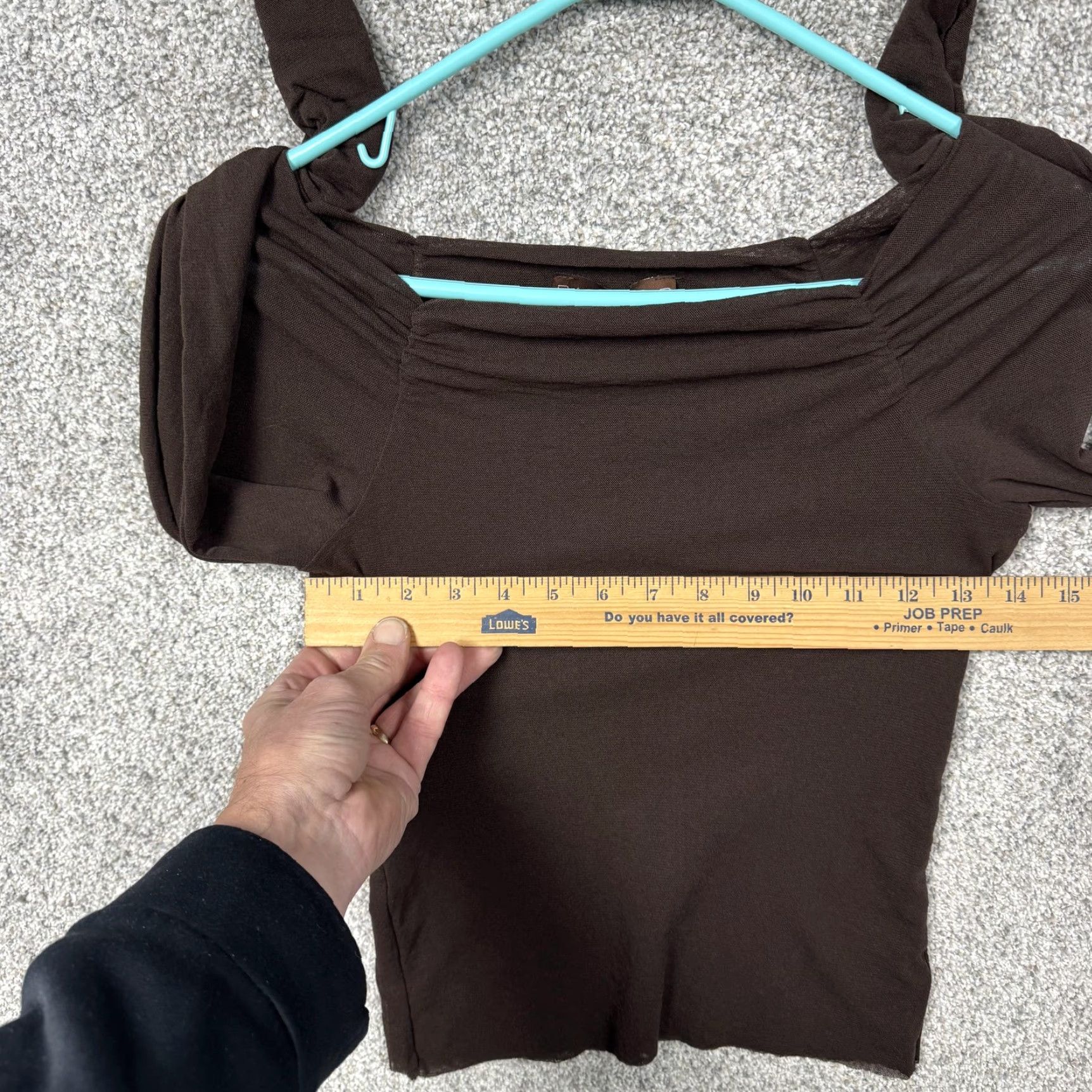 Vintage VINTAGE Bandolino Top S Brown Chic Layering Minimalist Dark Romantic Goth Vamp Capsule Size S / US 4 / IT 40 - 4 Thumbnail