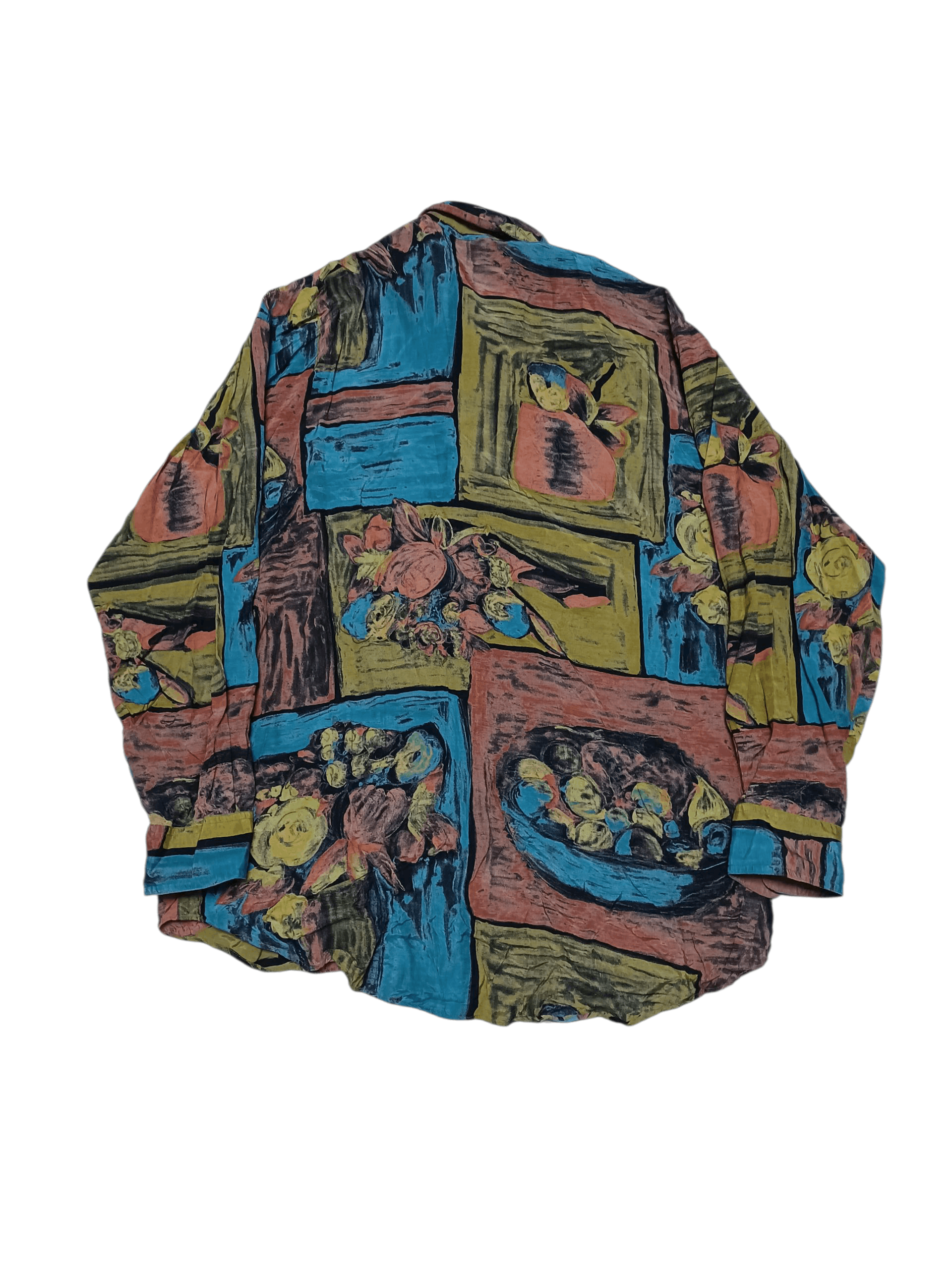 Other VINTAGE SENPOOL 100% VISCOSE ART DESIGNER AVANT GARDE SHIRT Size US M / EU 48-50 / 2 - 3 Thumbnail