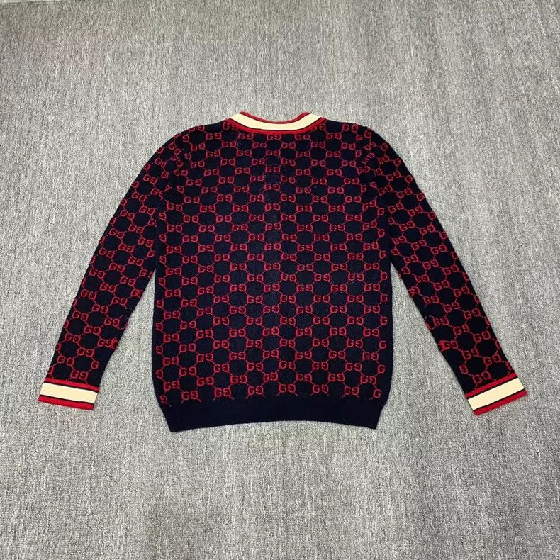 Gucci Gucci Double G old-fashioned full-printed knit cardigan jac Size US XS / EU 42 / 0 - 2 Thumbnail