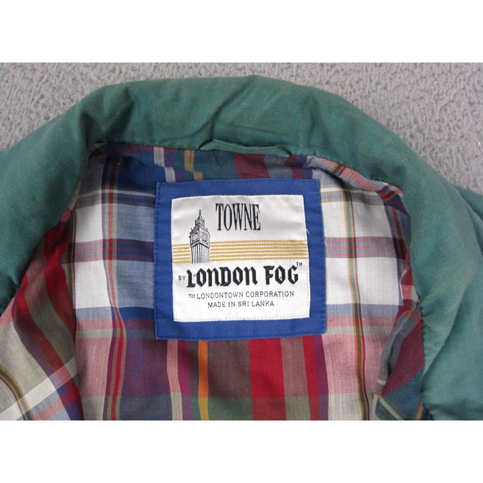 London Fog VINTAGE London Fog Jacket Mens Large Green Grandpa Field Plaid Lined Towne 90s Size US L / EU 52-54 / 3 - 3 Thumbnail