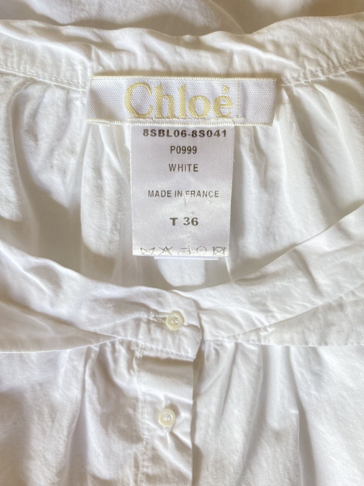 Chloe white blouse
