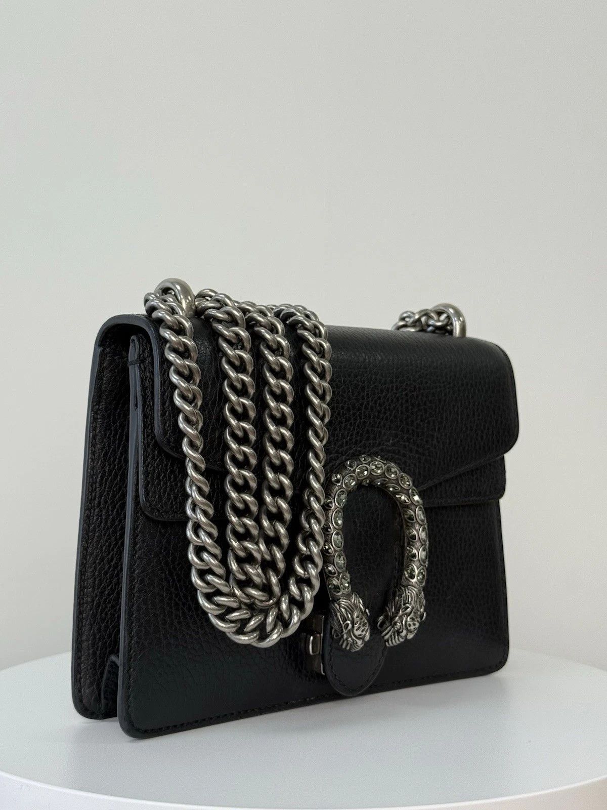 Gucci Gucci Dionysus Crossbody Mini Black Leather Bag Size ONE SIZE - 2 Thumbnail