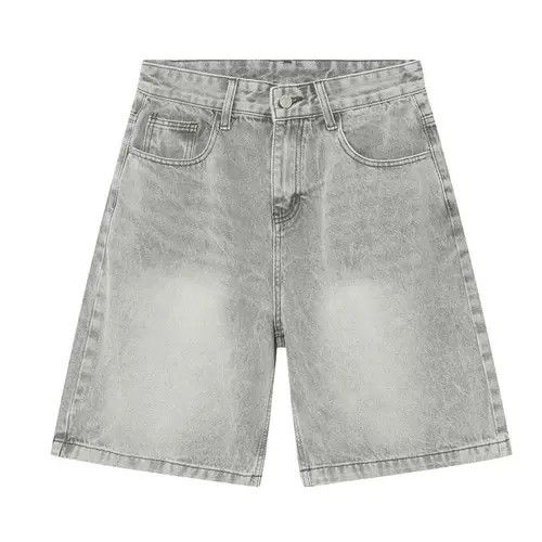 Jean Streetwear Loose Mid High Waist Jorts Shorts y2k Size US 32 / EU 48 - 6 Thumbnail