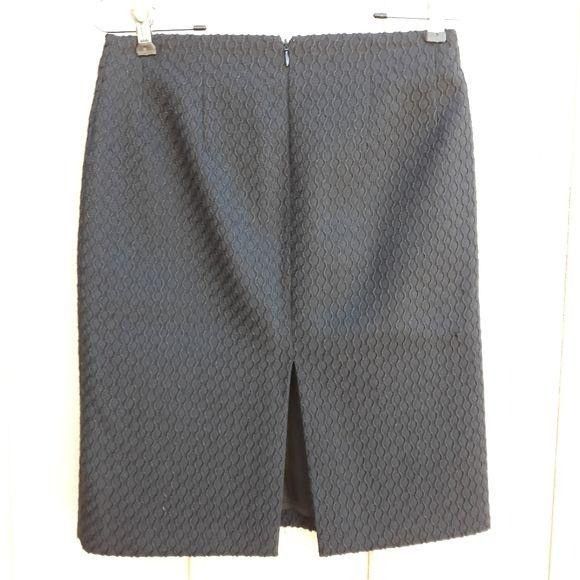 Other Costume National Italian Wool Skater Skirt Sz 4 Black Honeyc Size 27" / US 4 / IT 40 - 7 Thumbnail