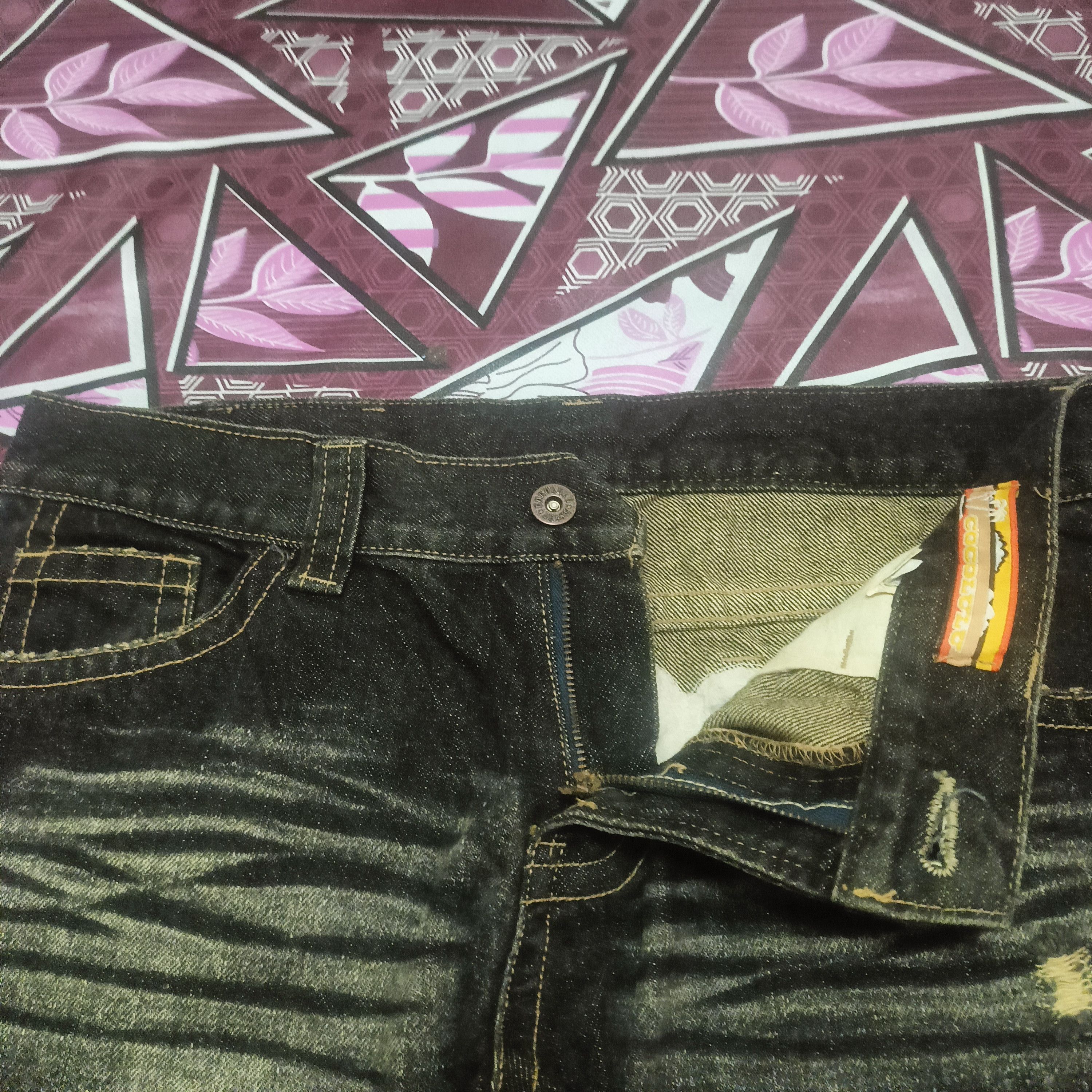 Japanese Brand Japanese CO&LU flared Black Jeans Size US 31 - 5 Thumbnail