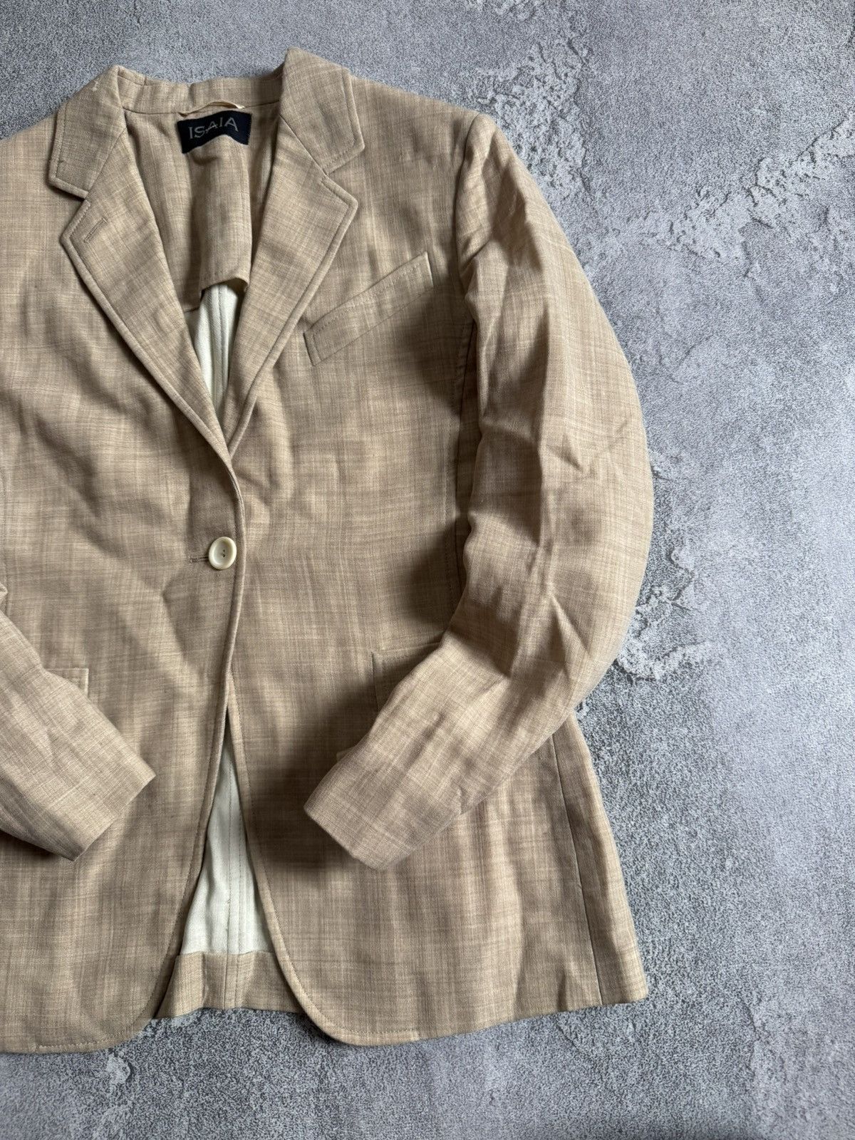 Isaia ISAIA 44size FONTELINE button up blazer jacket vintage line Size M / US 6-8 / IT 42-44 - 4 Thumbnail