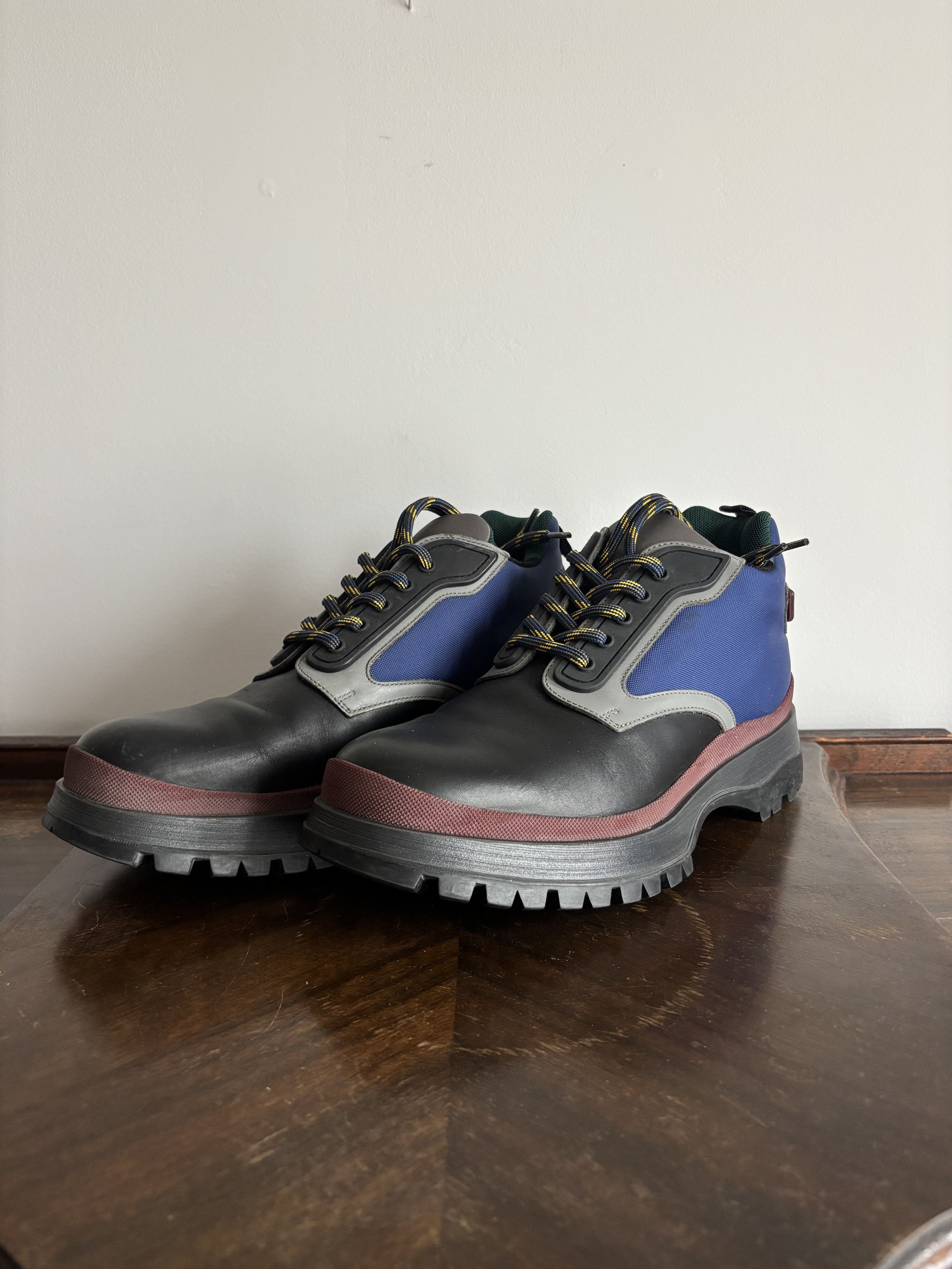 Prada × Vintage 00s Prada Hiking Boots | Grailed