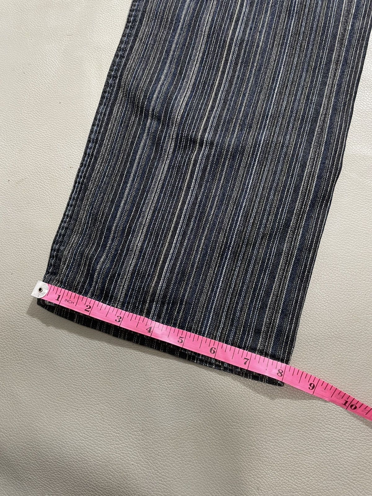 If Six Was Nine × Japanese Brand × Le Grande Bleu (L.G.B.) Rootthree Straight hickory jeans Size US 29 - 11 Thumbnail