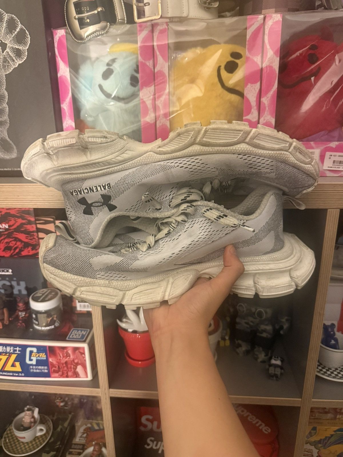Balenciaga × Under Armour Balenciaga Under Armour White 3XL Sneakers Size US 12 / EU 45 - 4 Thumbnail