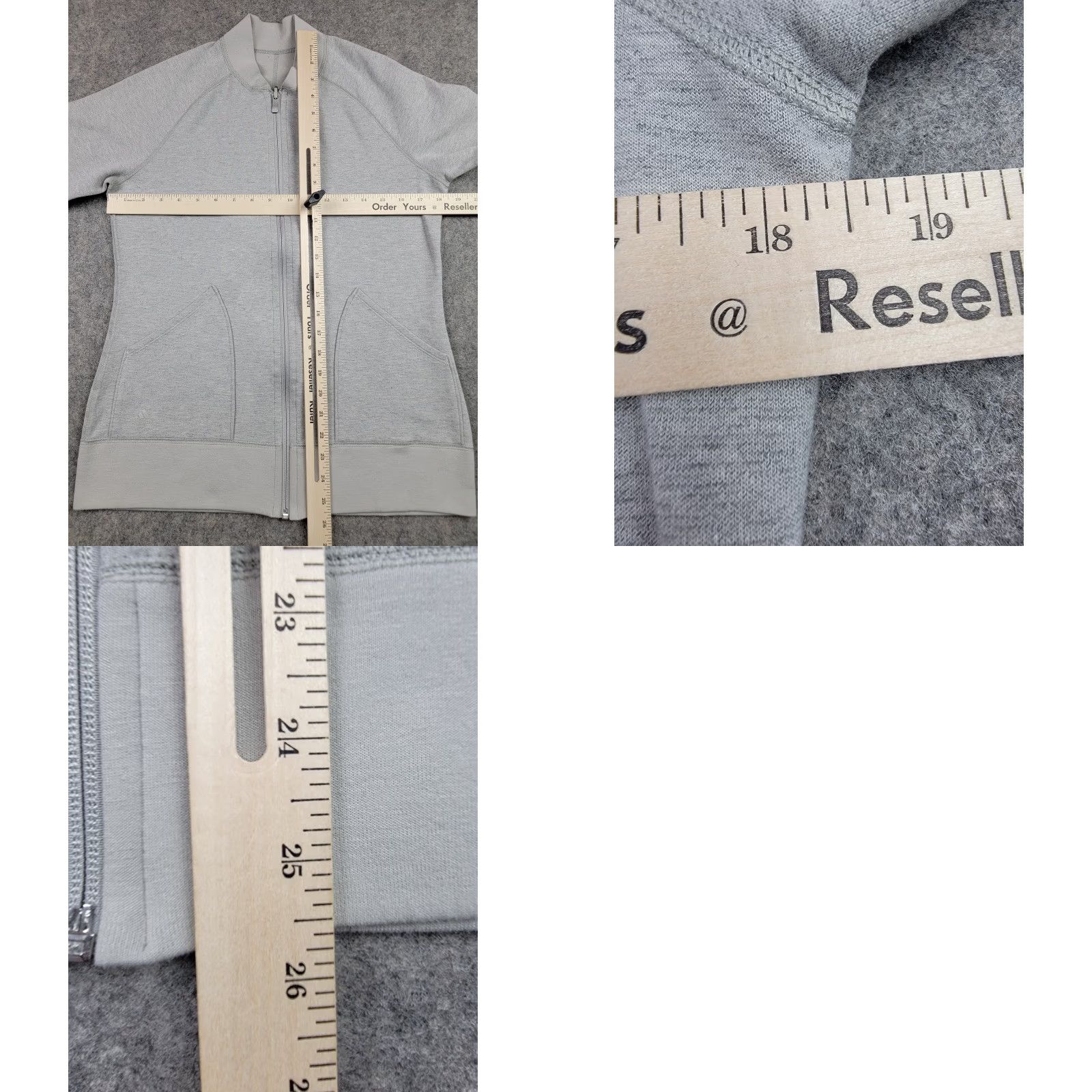 Adidas Adidas Jacket Womens Large Gray Full Zip Lightweight Pockets Athletic Casual Training Sweatshirt Size M / US 6-8 / IT 42-44 - 9 Thumbnail