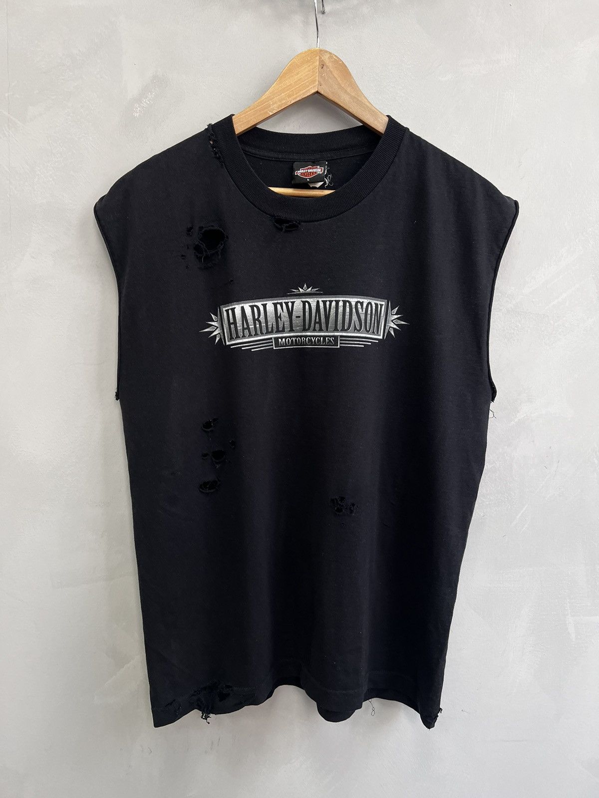 Band Tees × Harley Davidson × Vintage VINTAGE 2000s HARLEY DAVIDSON MOTORHEAD ROCK T-shirt tanktop Size US L / EU 52-54 / 3 - 1 Thumbnail